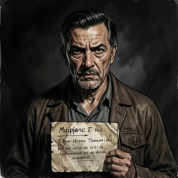 Julian Vane — Mystery / Detective character portrait