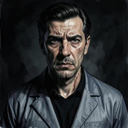 Hideo Sato — Mystery / Detective character portrait
