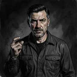 Kenji Sato — Mystery / Detective character portrait