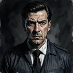 Hideo Tanaka — Mystery / Detective character portrait