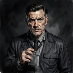 Julian Vane — Mystery / Detective character portrait