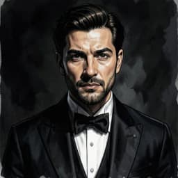 Julian Vane — Mystery / Detective character portrait