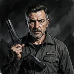 Julian Vane — Mystery / Detective character portrait