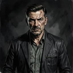 Hideo Sato — Mystery / Detective character portrait