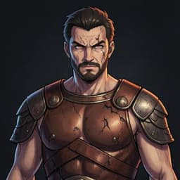 Dymas — Mythology character portrait