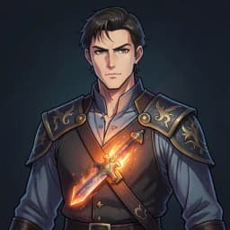 Leander — Mythology character portrait