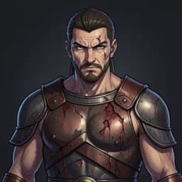 Hektor — Mythology character portrait