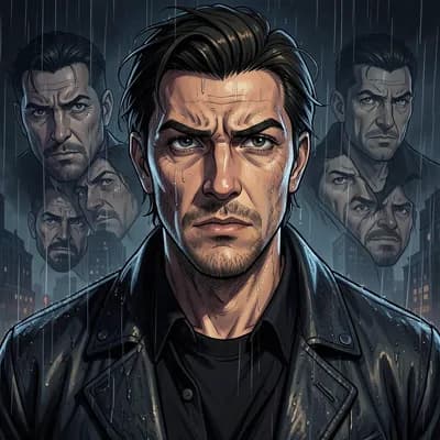 Nick Carter — Noir character portrait
