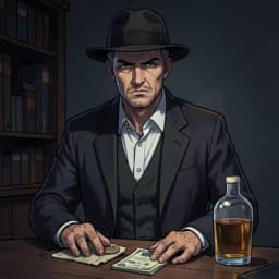Vance — Noir character portrait
