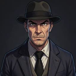 Silas Vance — Noir character portrait