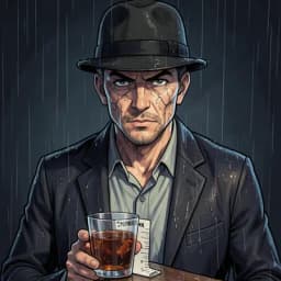 Sam Spade — Noir character portrait
