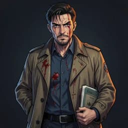 Arthur Vane — Noir character portrait