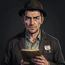 Arthur Vance — Noir character portrait