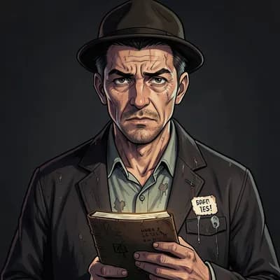 Arthur Vance — Noir character portrait