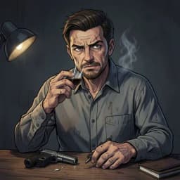 Arthur Vane — Noir character portrait