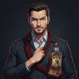 Silas Vane — Noir character portrait