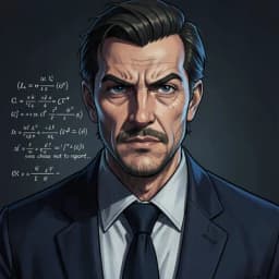 Augustus S.F.X. Van Dusen — Noir character portrait