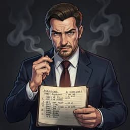 Julian Vane — Noir Romance character portrait