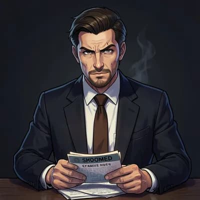 Silas Vane — Noir Romance character portrait