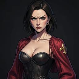 Charlotte — Noir Romance character portrait
