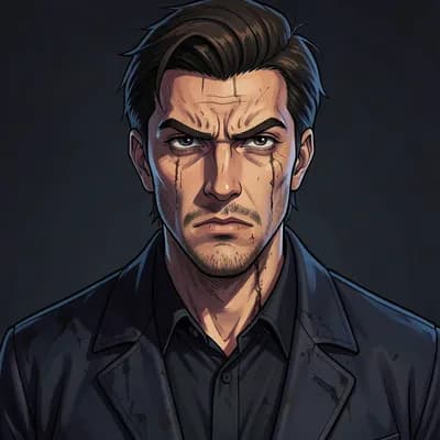 Silas Vane — Noir Romance character portrait