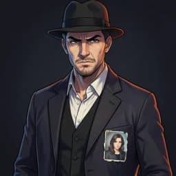 Julian Vane — Noir Romance character portrait