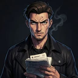 Leo Vance — Noir Romance character portrait