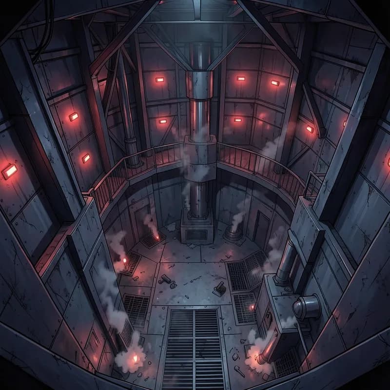Alpha Training Facility Omegaverse interactive story — atmospheric illustration