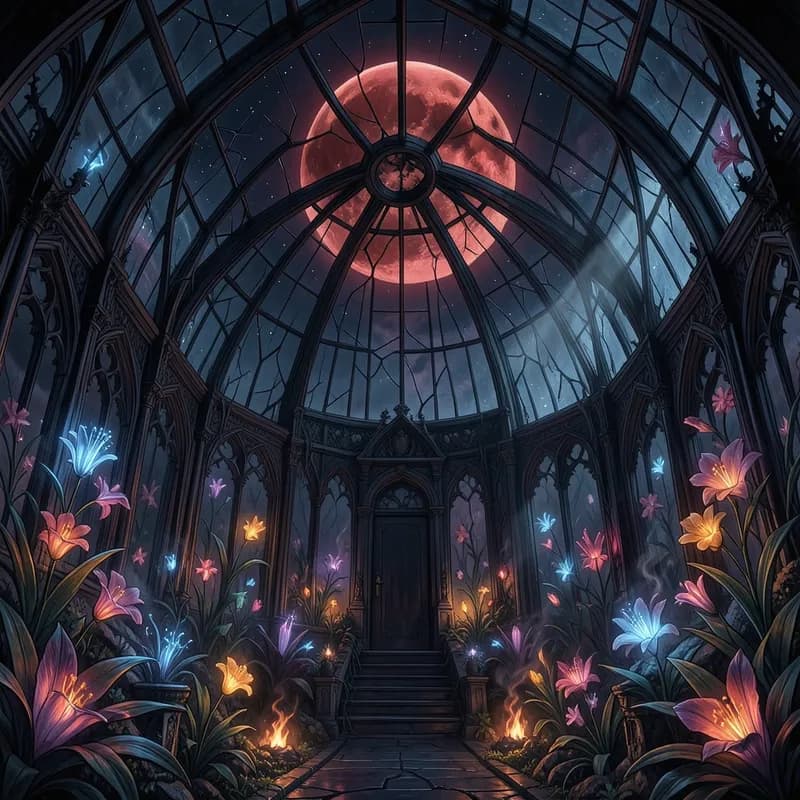 The Witch Queen Paranormal Romance interactive story — atmospheric illustration