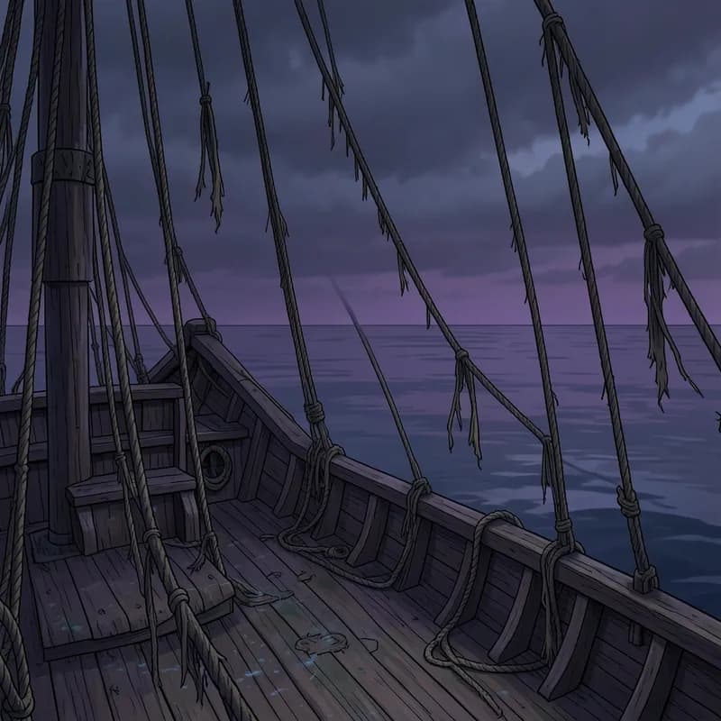 Mutiny on Deck Pirate Adventure interactive story — atmospheric illustration