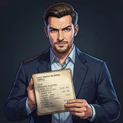 Soren Vane — Political Thriller character portrait