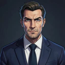 Julian Vane — Political Thriller character portrait