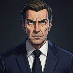 Julian Vance — Political Thriller character portrait