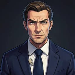 Arthur Vance — Political Thriller character portrait