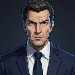 Julian Vane — Political Thriller character portrait