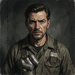 Hideo — Post-Apocalyptic character portrait