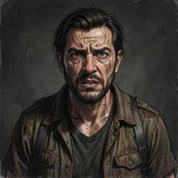 Hideo — Post-Apocalyptic character portrait