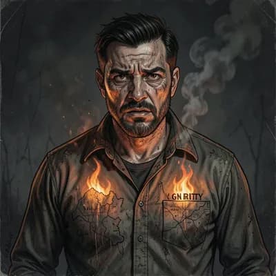 Silas — Post-Apocalyptic character portrait