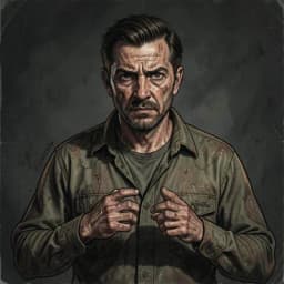 Silas — Post-Apocalyptic character portrait