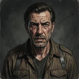 Hideo — Post-Apocalyptic character portrait