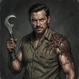 Harlin — Post-Apocalyptic character portrait