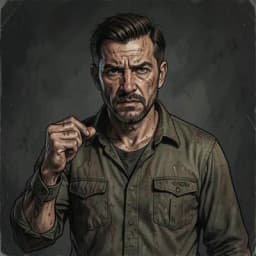 Hideo — Post-Apocalyptic character portrait