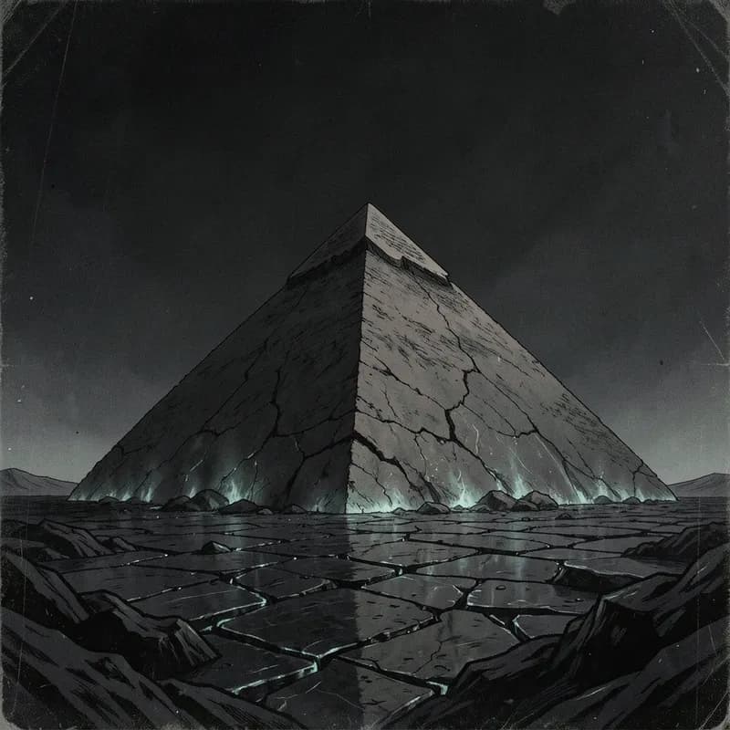 The Night Land Post-Apocalyptic interactive story — atmospheric illustration