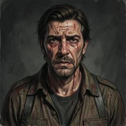 Silas — Post-Apocalyptic character portrait