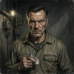 Hideo — Post-Apocalyptic character portrait