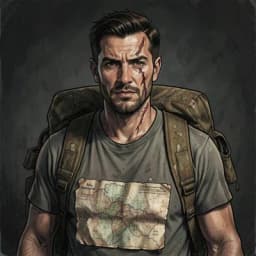 Silas — Post-Apocalyptic character portrait
