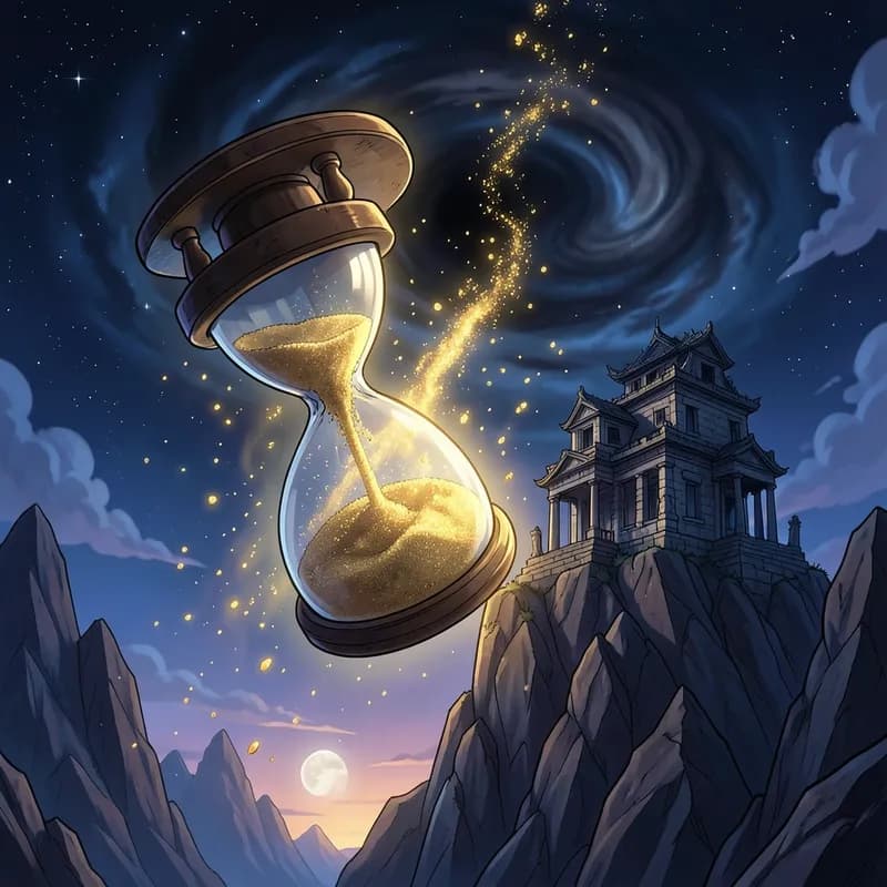 The Regresser Progression Fantasy interactive story — atmospheric illustration