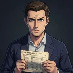Julian Vane — Psychological Thriller character portrait