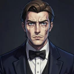 Julian Vane — Psychological Thriller character portrait