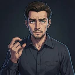 Julian Vane — Psychological Thriller character portrait